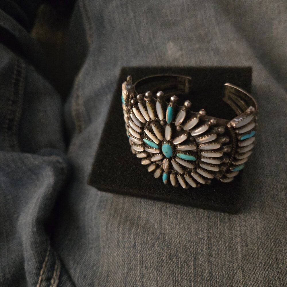 Southwest Native American cuff bracelet